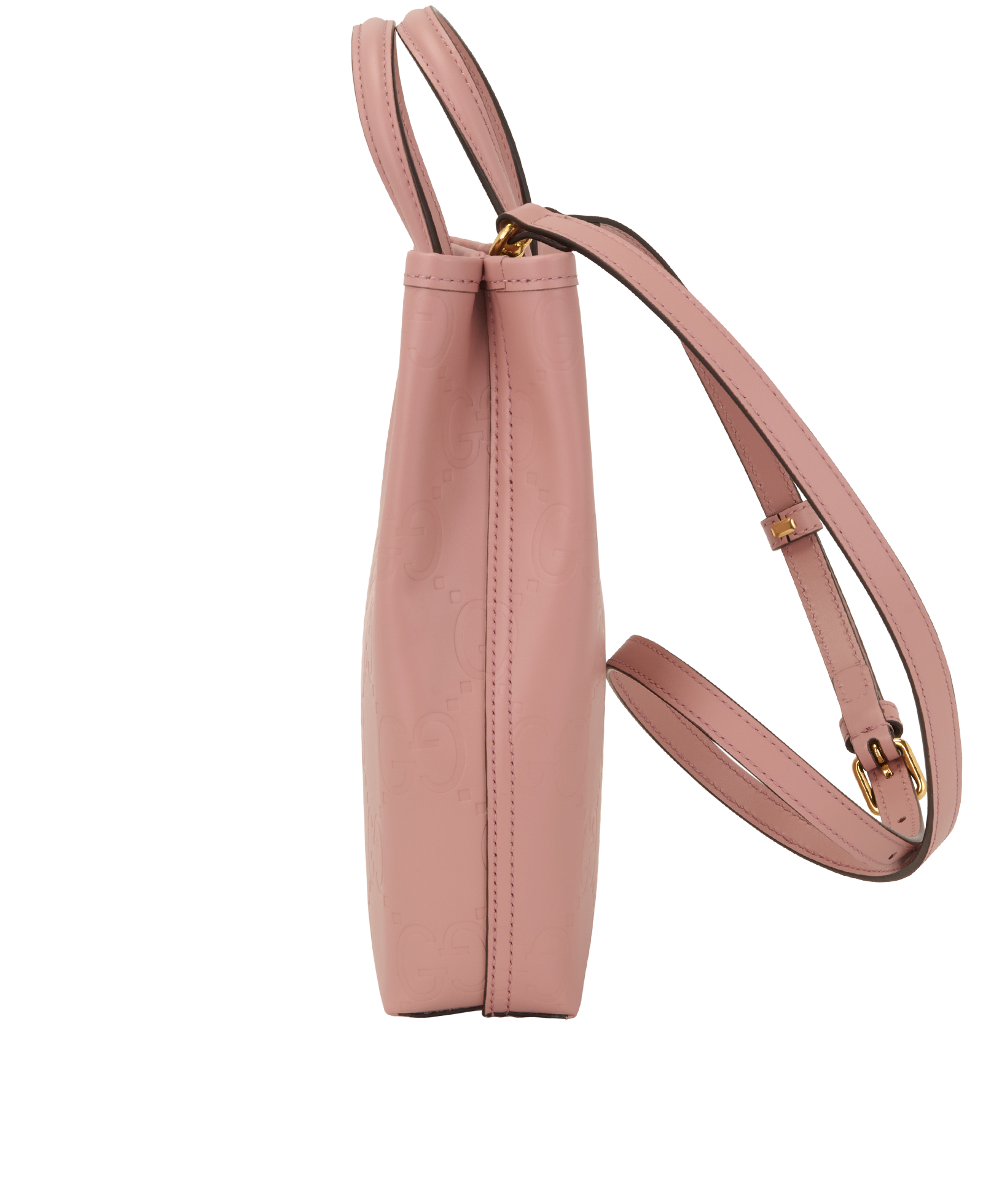 Super Mini Shoulder Bag, &pound;495, Handbags, Pink, Leather, Bottom view